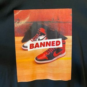 Jordan “BANNED” tshirt XXL